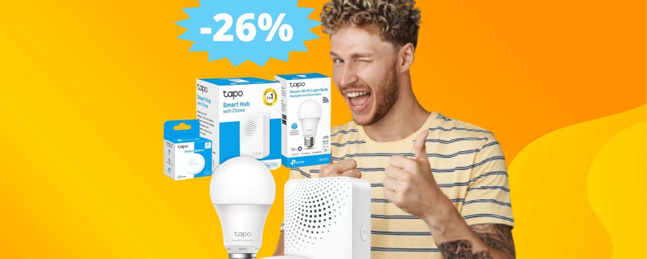 TP-Link pulsante Smart + lampadina in SUPER sconto del 26%