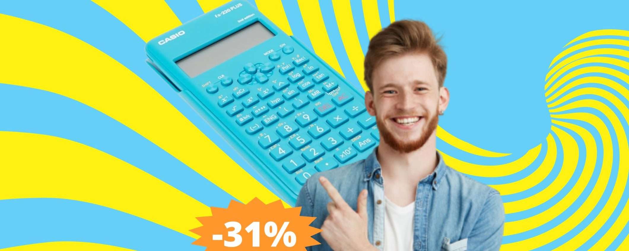 Calcolatrice scientifica Casio: MEGA sconto del 31% su Amazon