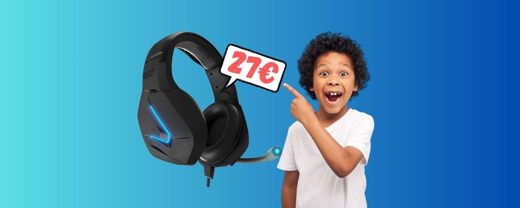 Cuffie da gaming per PS4, PS5, PC, Xbox e Switch a MENO di 28€