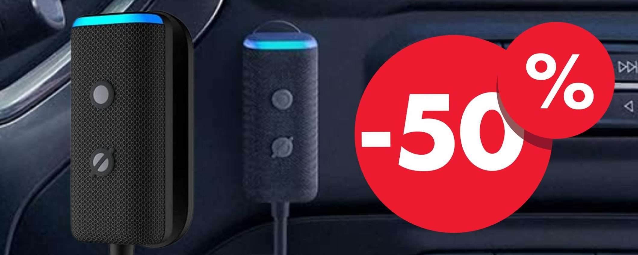 Echo Auto (modello NUOVO) a metà prezzo: macchina subito SMART con 34€