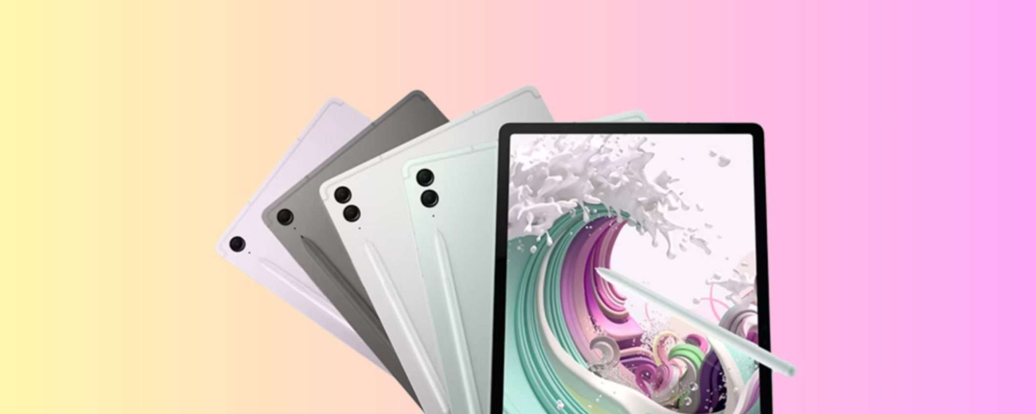 Galaxy Tab S9 FE e Tab S9 FE+: doppio regalo sul sito di Samsung