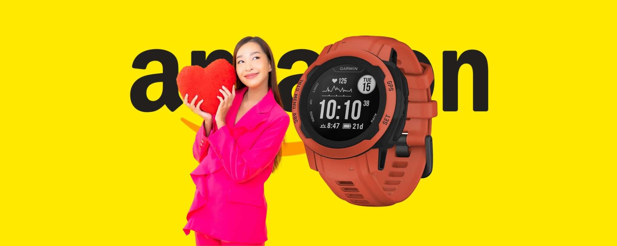 Garmin Instinct 2S da 40mm, 30 app sport e 21gg di autonomia (-17%)