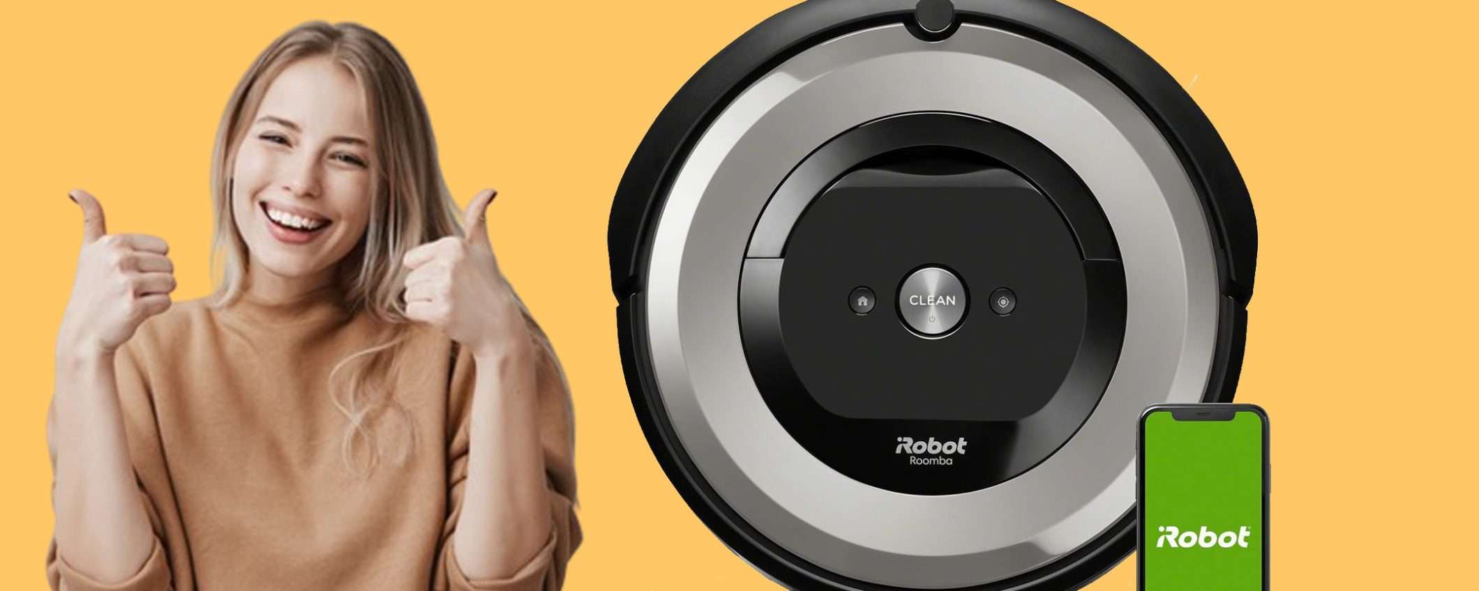 iRobot Roomba e5154 in SUPER sconto con le offerte Prime(-23%)