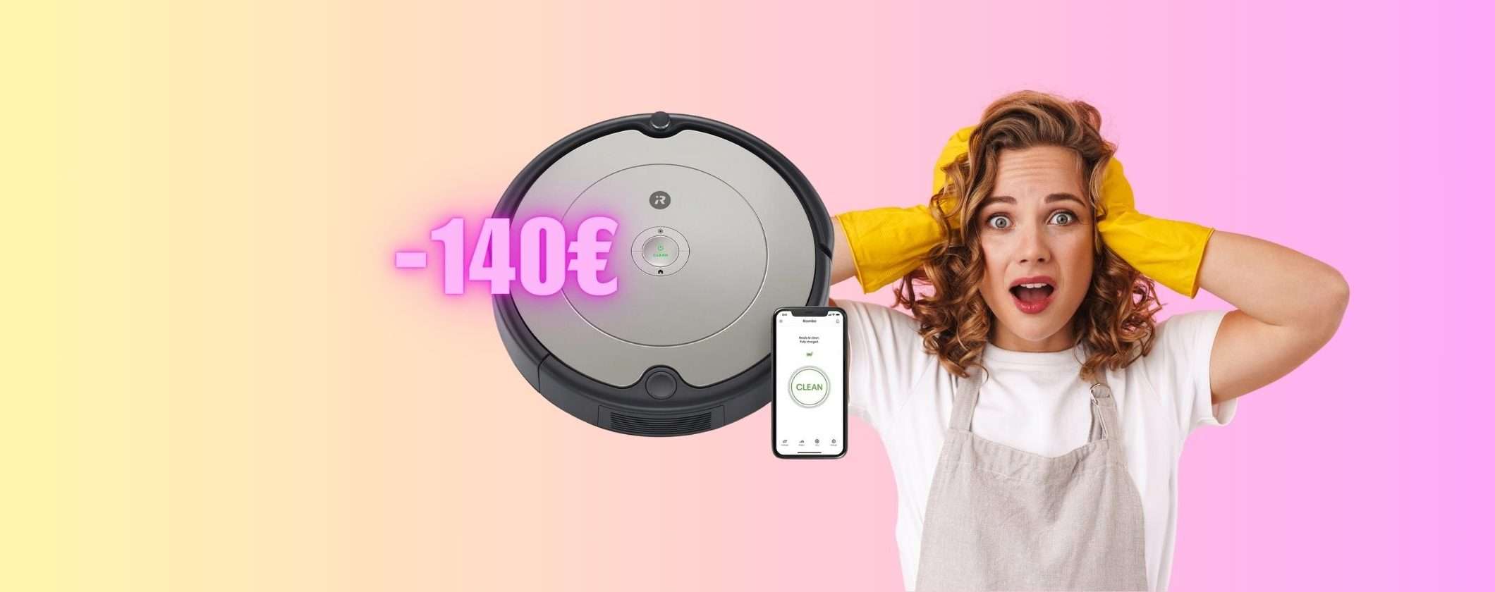 iRobot Roomba 698: 140€ di SCONTO solo online su Unieuro