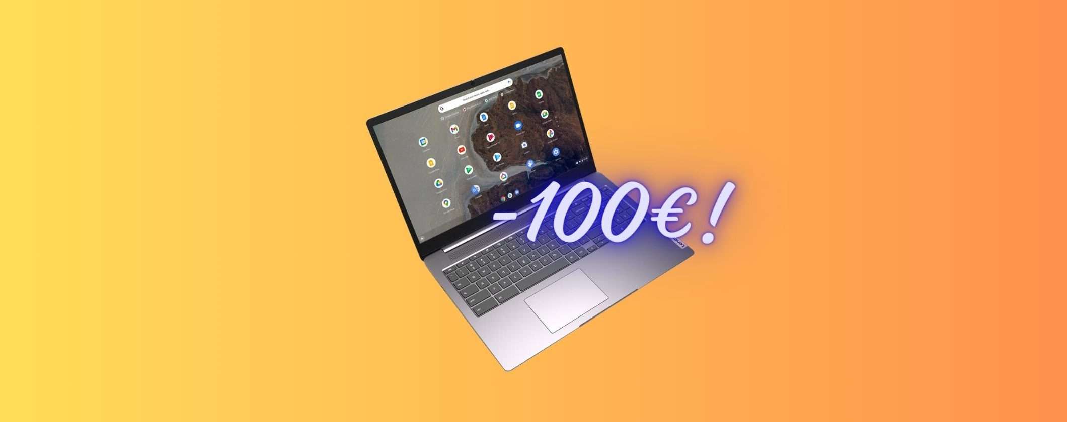 Lenovo IdeaPad 3 Chromebook: 100€ di SCONTO su Unieuro