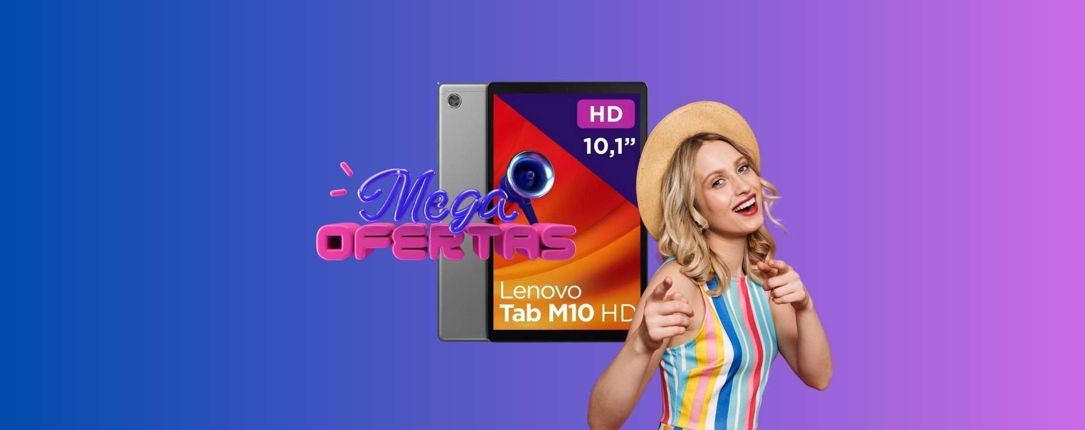 Lenovo Tab M10: oggi risparmi un botto e hai il Tasso Zero