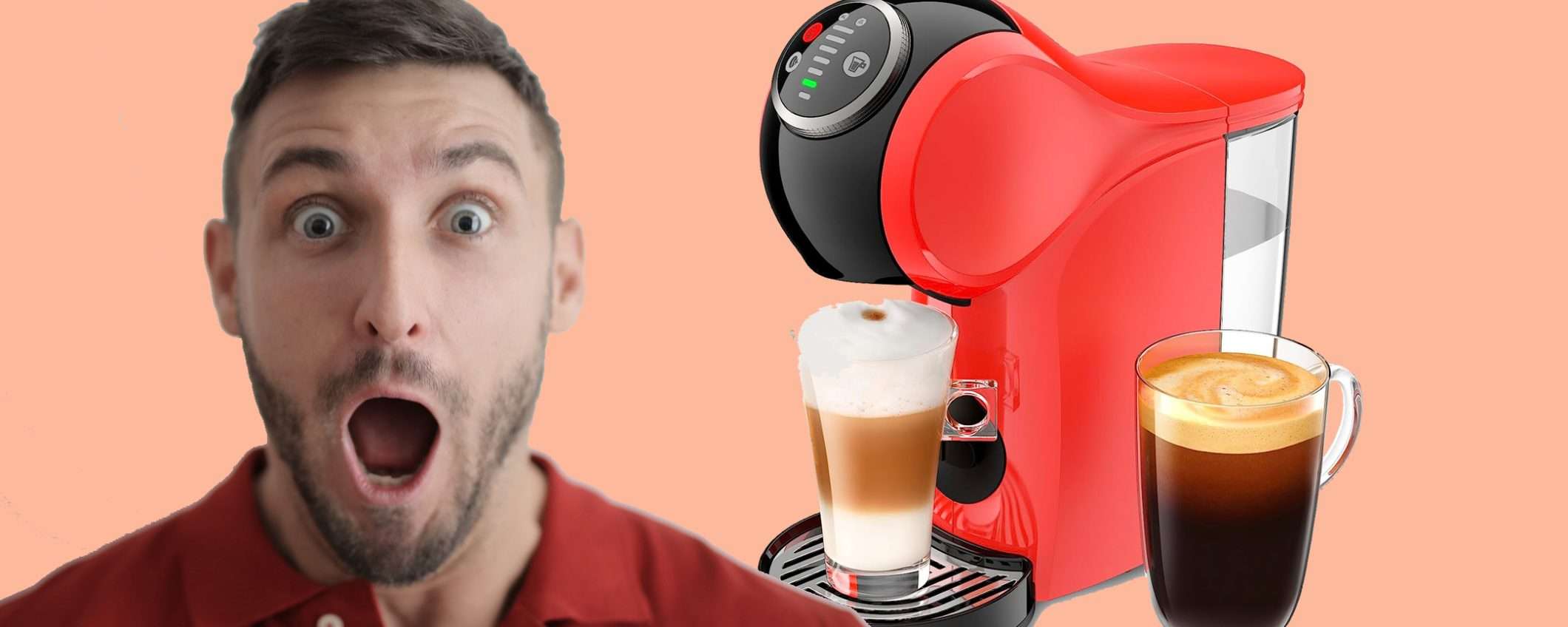 Macchina per caffè De'Longhi Nescafé Dolce Gusto: sconto del 41%