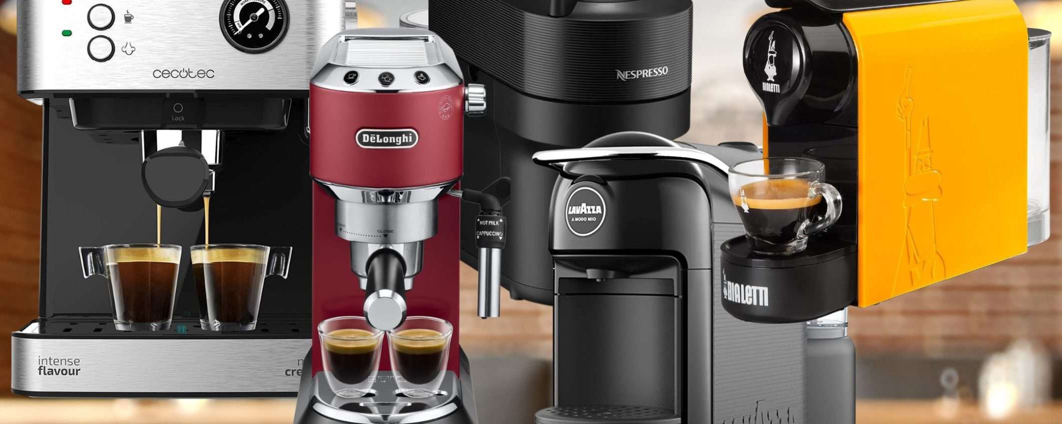 Macchine del caffè PREMIUM a prezzo SHOCK su Amazon (Festa Offerte Prime)