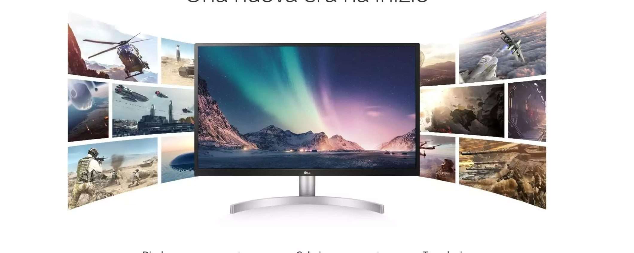 Monitor 4K di LG al prezzo minimo storico su Amazon con QUEST'OFFERTA