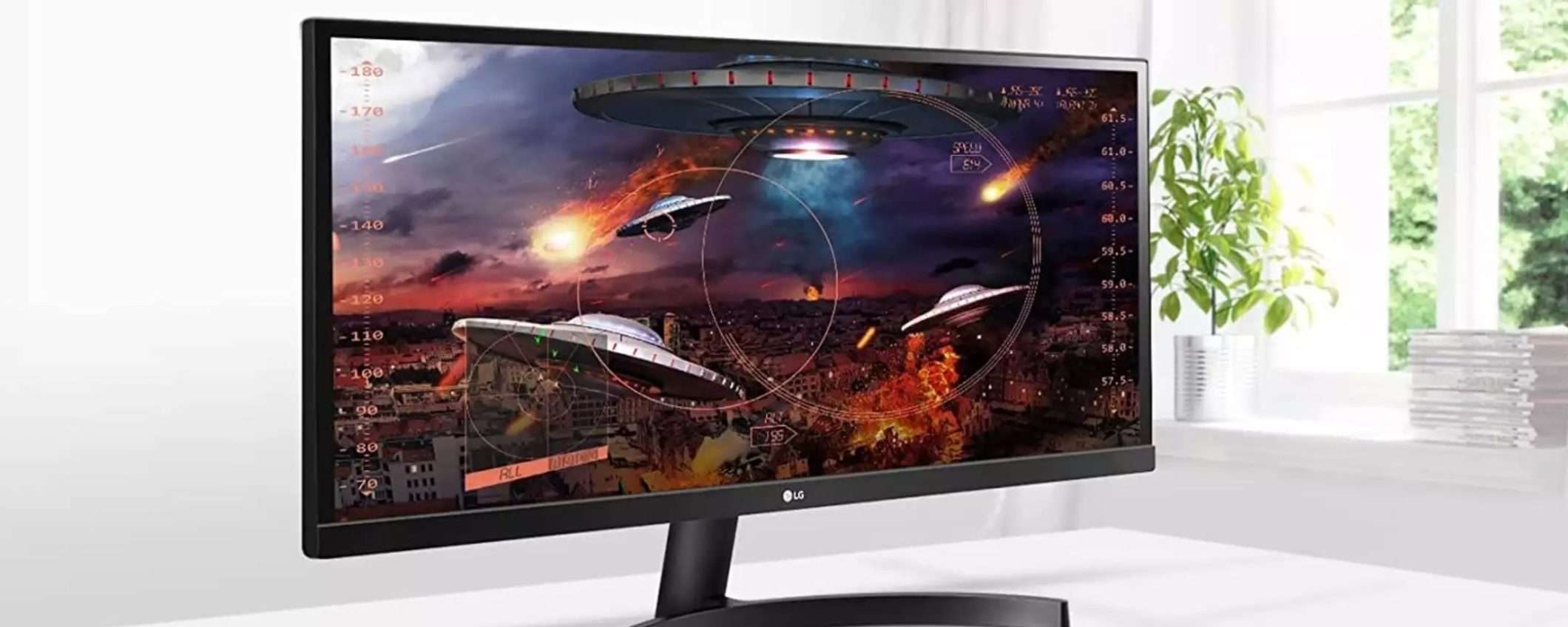 Monitor UltraWide di LG: 21:9 al prezzo più basso di sempre su Amazon