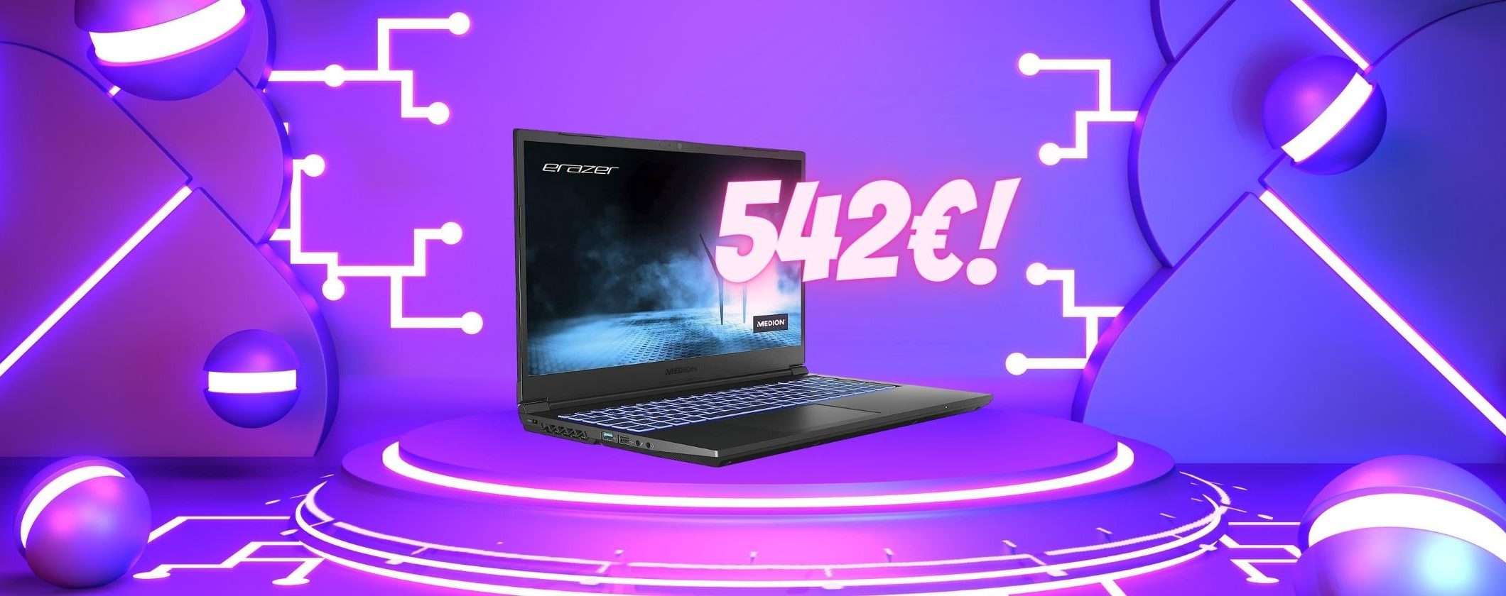 Notebook Gaming RTX 3050 a soli 552€: scopri come averlo