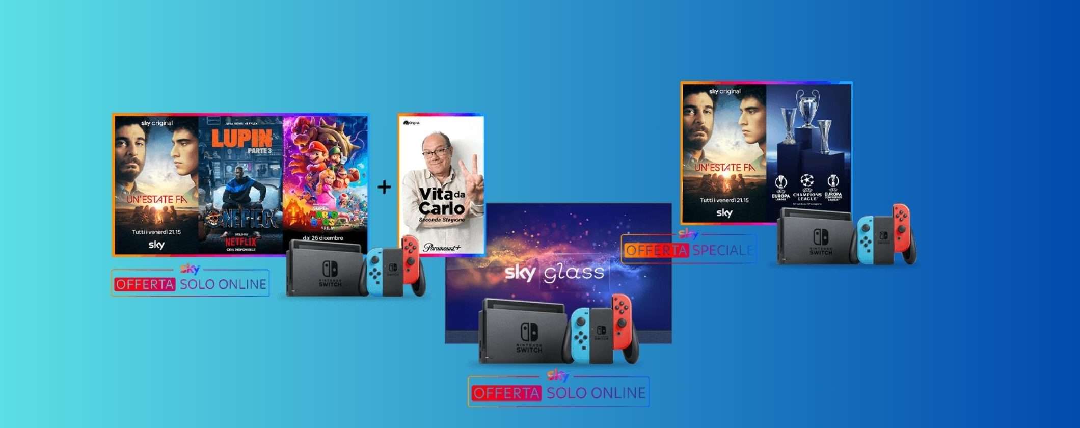 OFFERTA BOMBA Sky: in REGALO una Nintendo Switch GRATIS