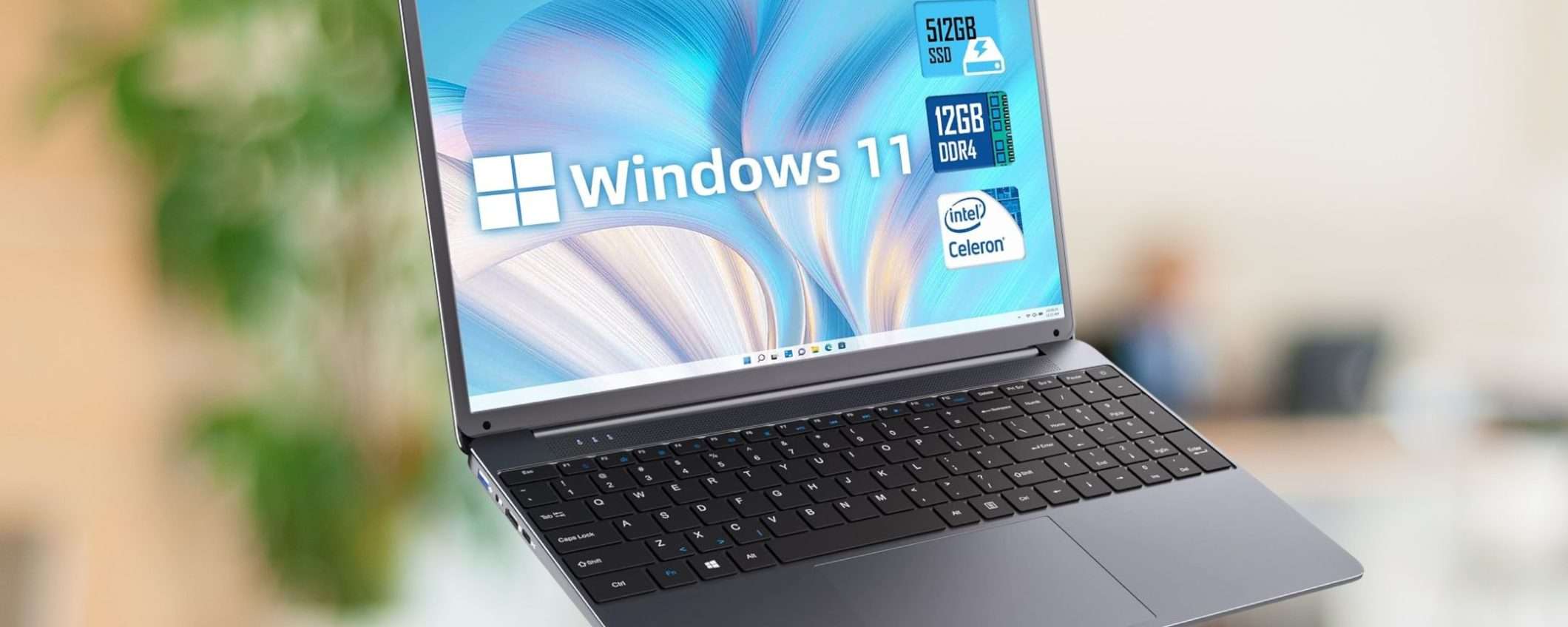 Sconto 71% per questo MOSTRO di PC: RAM 12GB, SSD 512GB e Windows 11