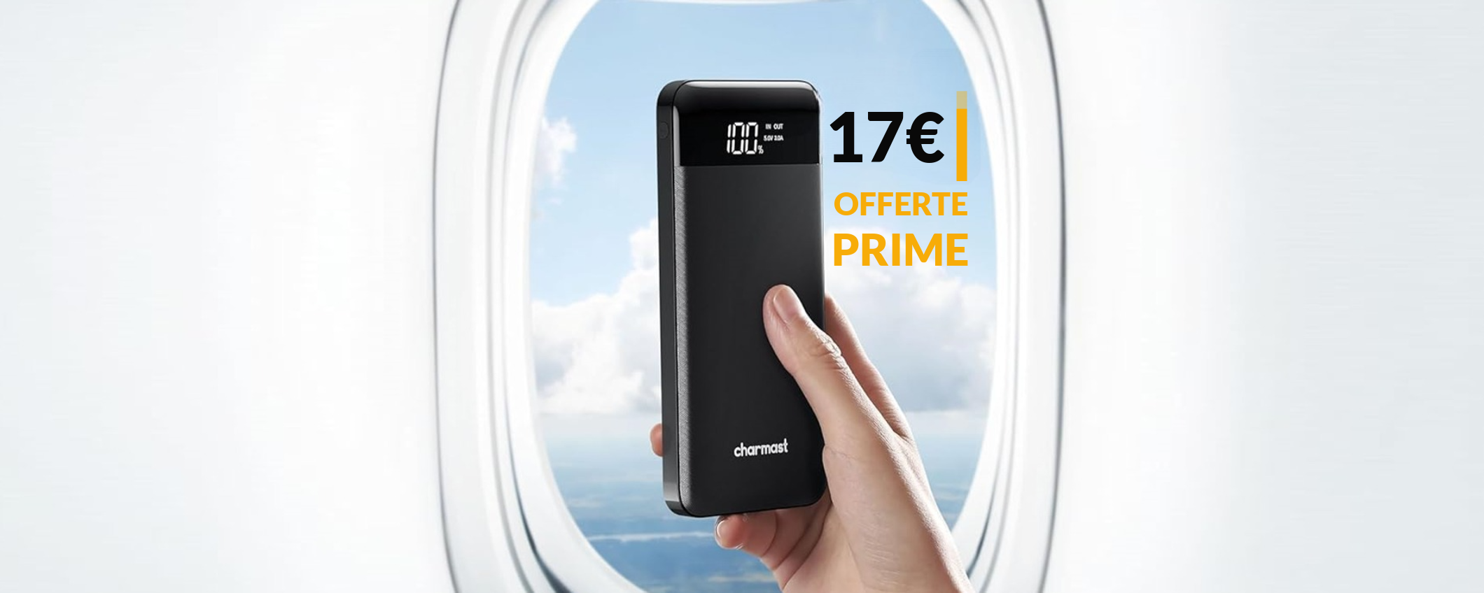 Powerbank MULTIPORTA 10400 mAh: 17€ con le Offerte PRIME