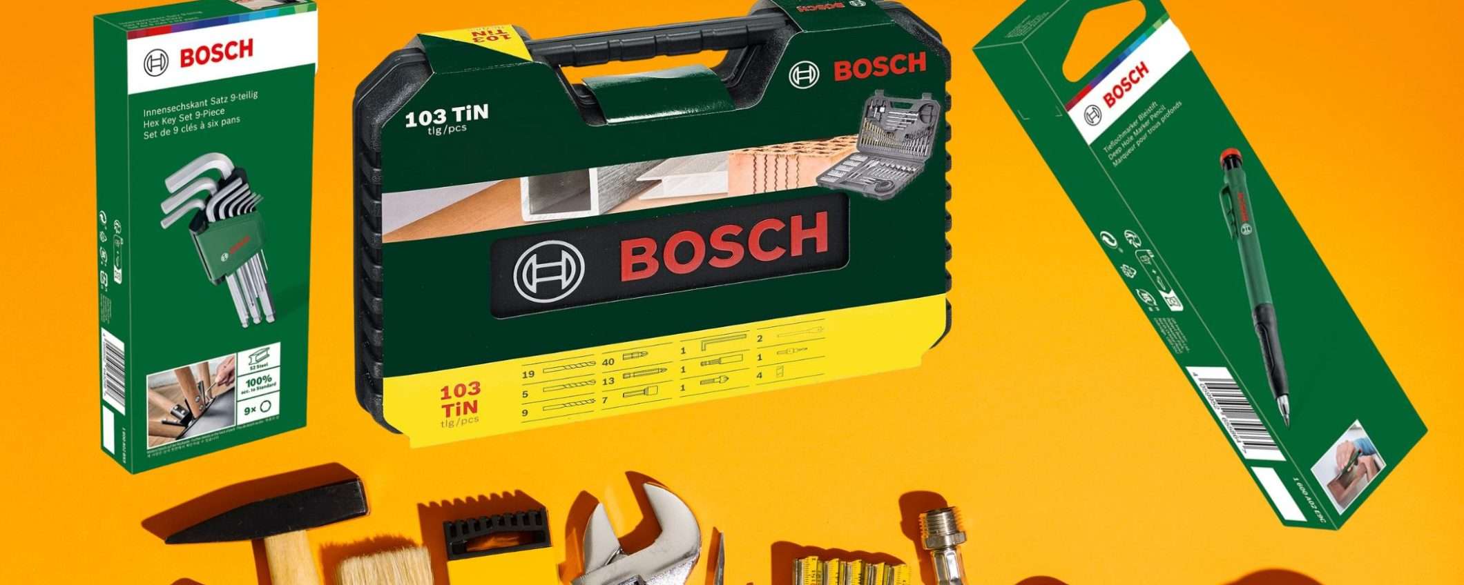 Bosch fai da te FURBO: 5 cose utili di qualità a prezzo SHOCK (da 8€ a 25€)