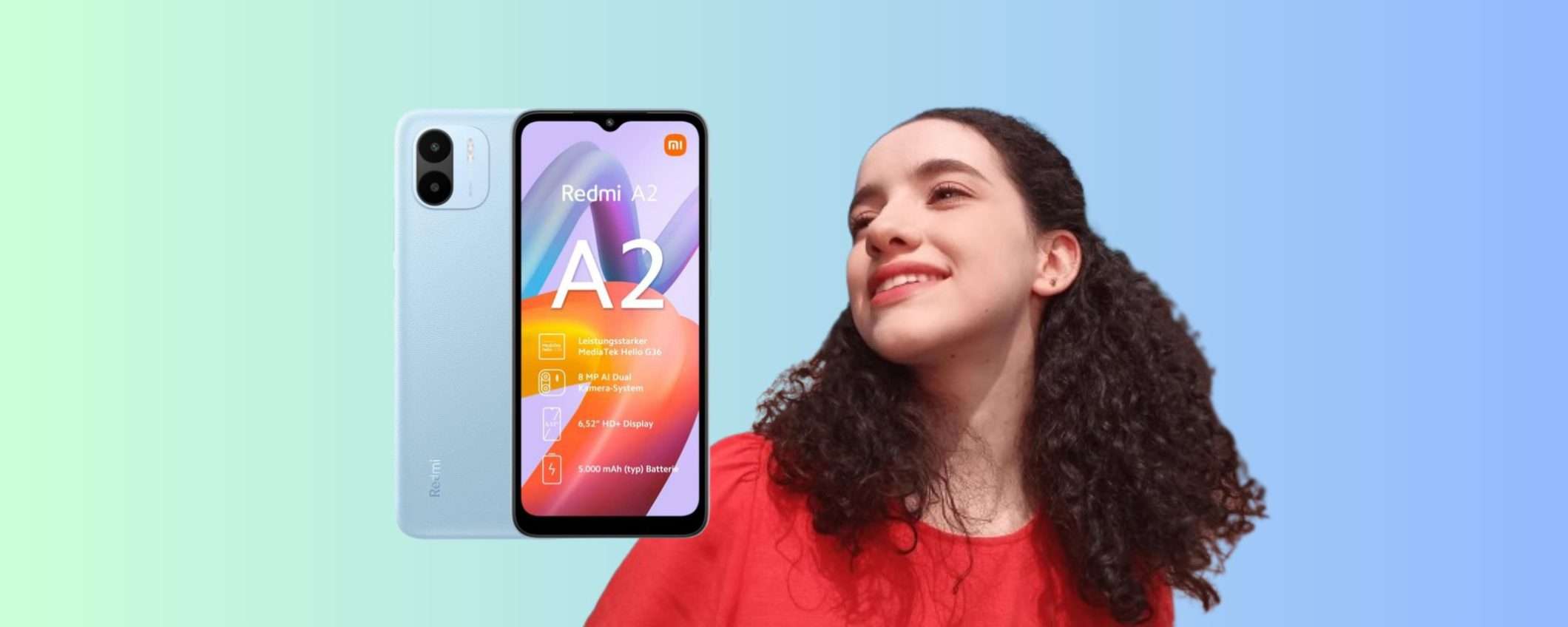 Redmi A2 in super offerta a 79,99 euro da MediaWorld