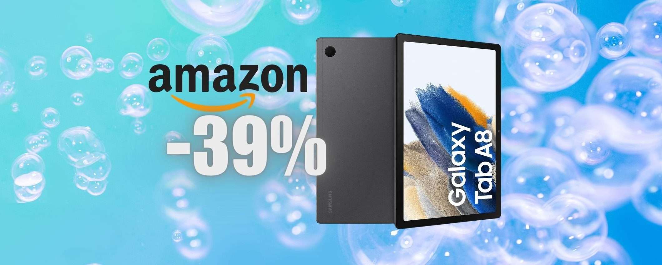 Samsung Galaxy Tab A8 da 128GB a PREZZO SHOCK (-39%)