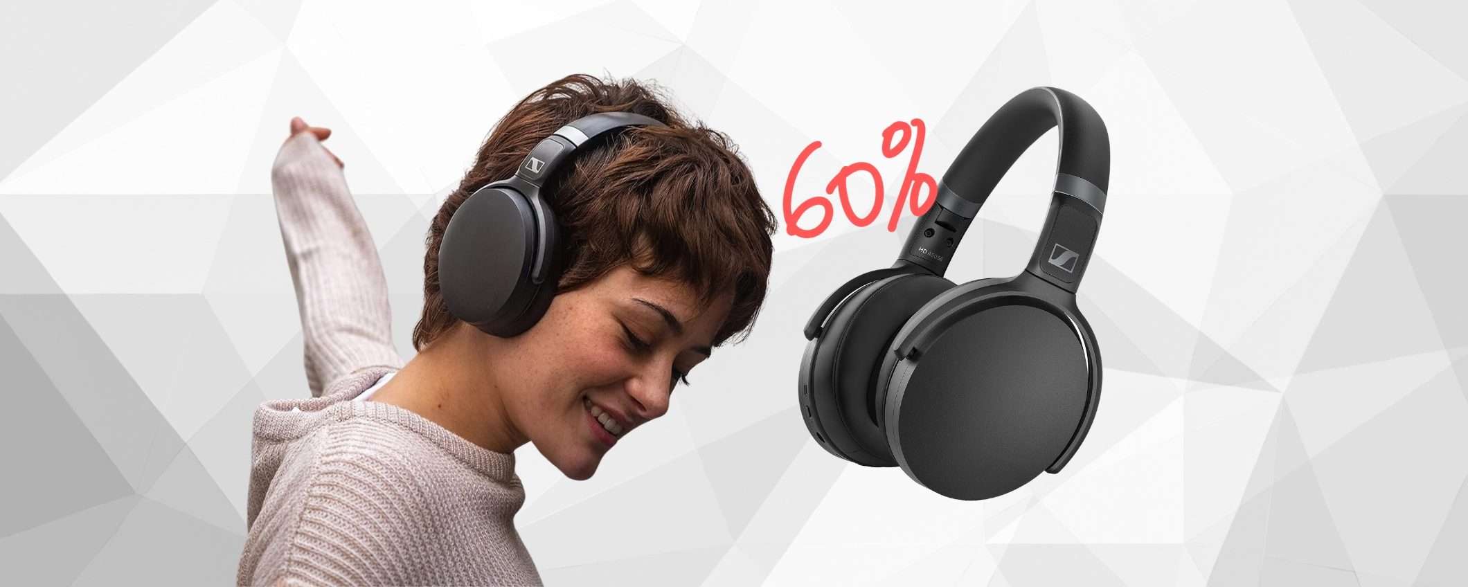 Sennheiser: cuffie wireless d'ECCELLENZA a molto MENO (60%)