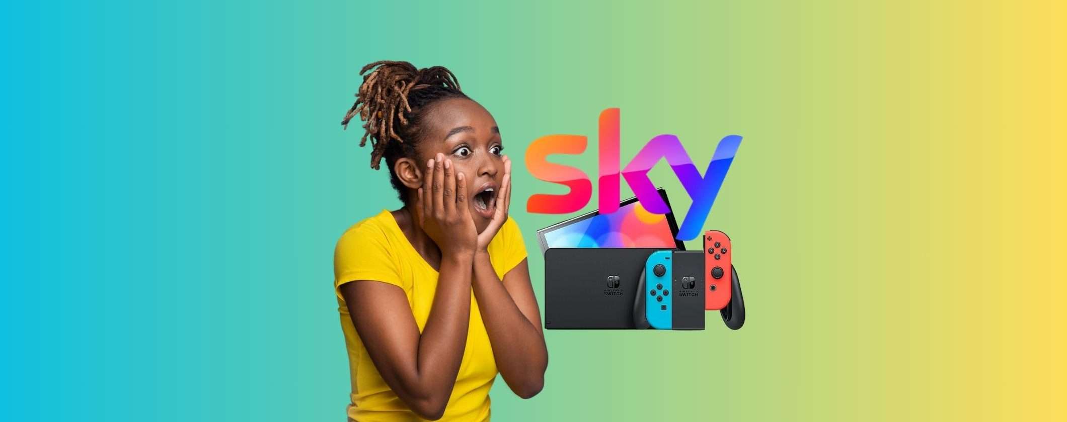 Sky: 3 OFFERTE BOMBA ti aspettano con Nintendo Switch gratis