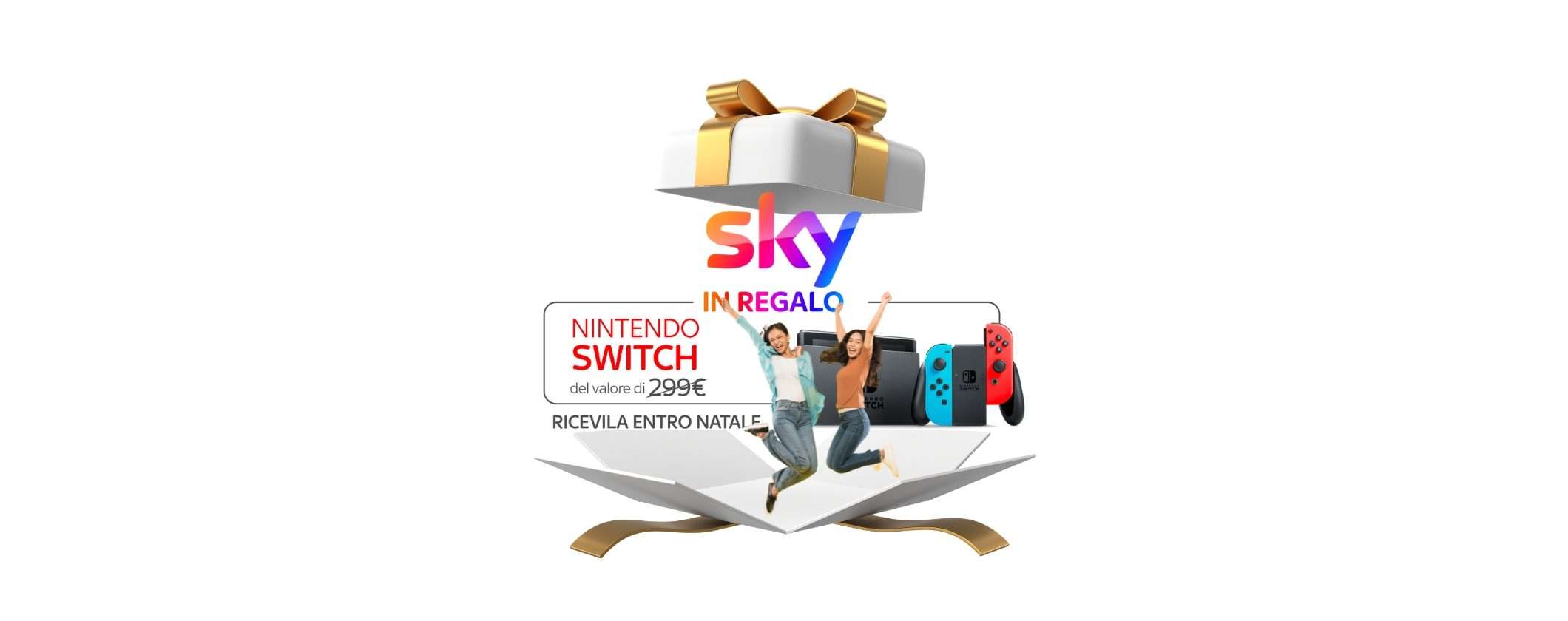 Sky TV + Sport ti REGALA una Nintendo Switch: approfittane ora