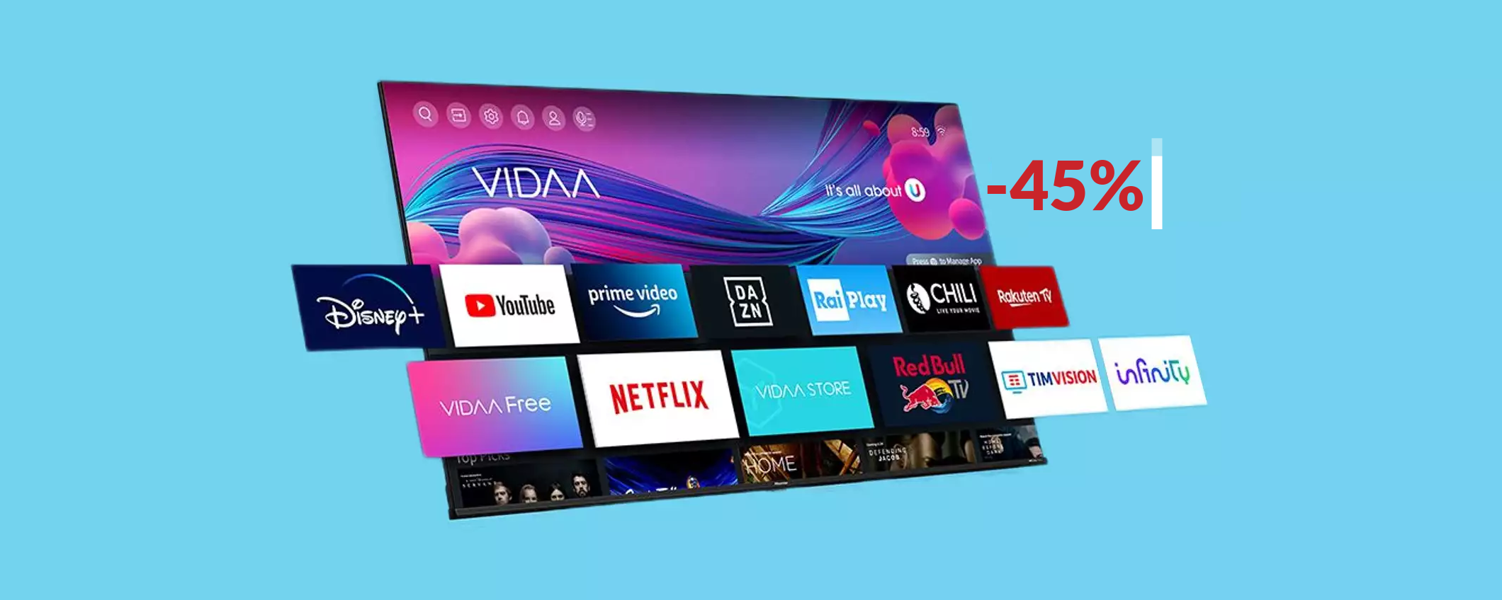 Smart TV 4K Hisense 43