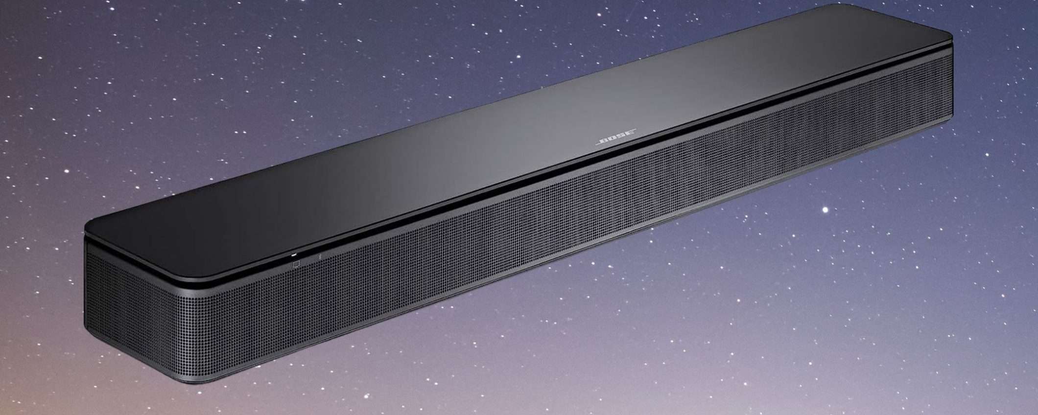 Bose: soundbar PREMIUM compatta con 110€ di sconto, prezzo BOMBA