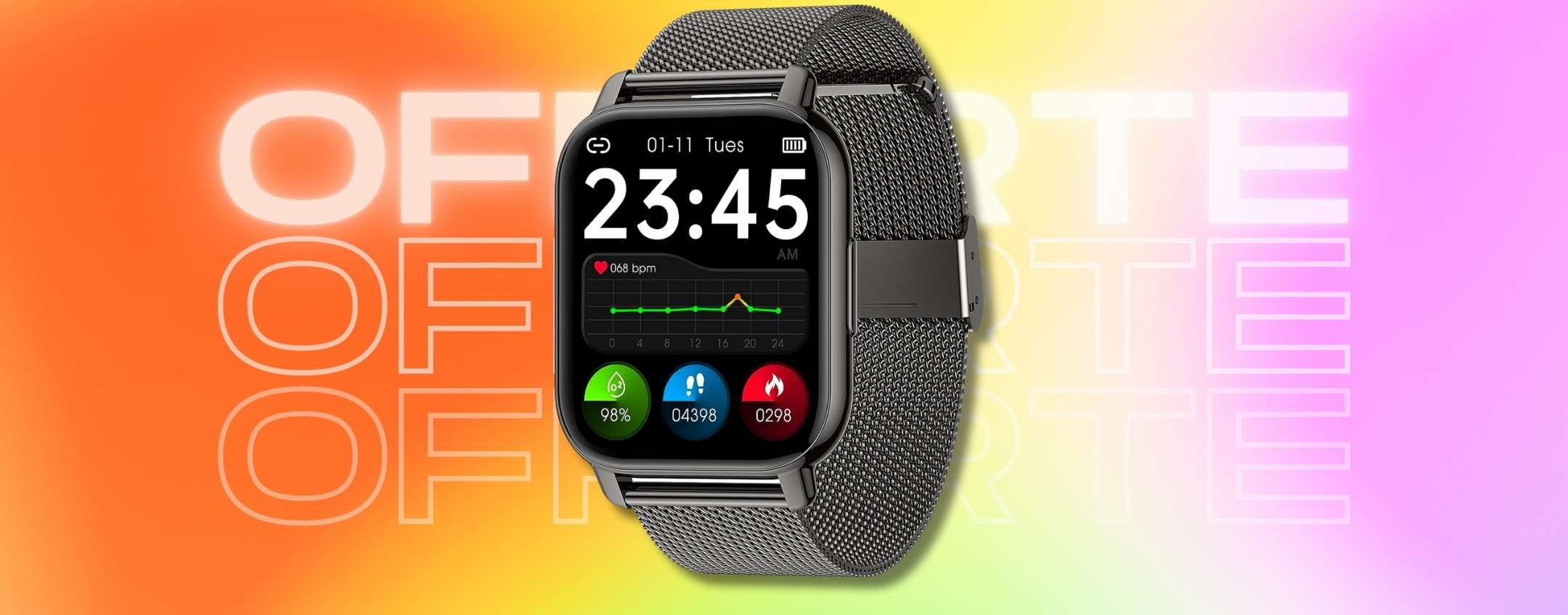 SMARWATCH con assistente vocale e funzioni fitness a prezzo INCREDIBILE!