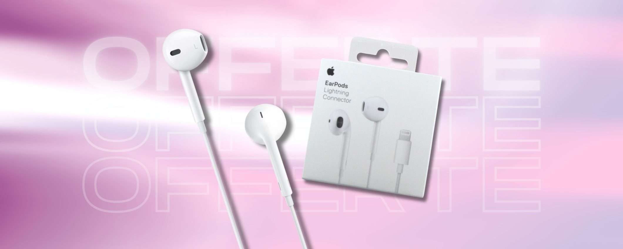 Apple EarPods immancabili se non riesci a dire ADDIO al cavo (14€)