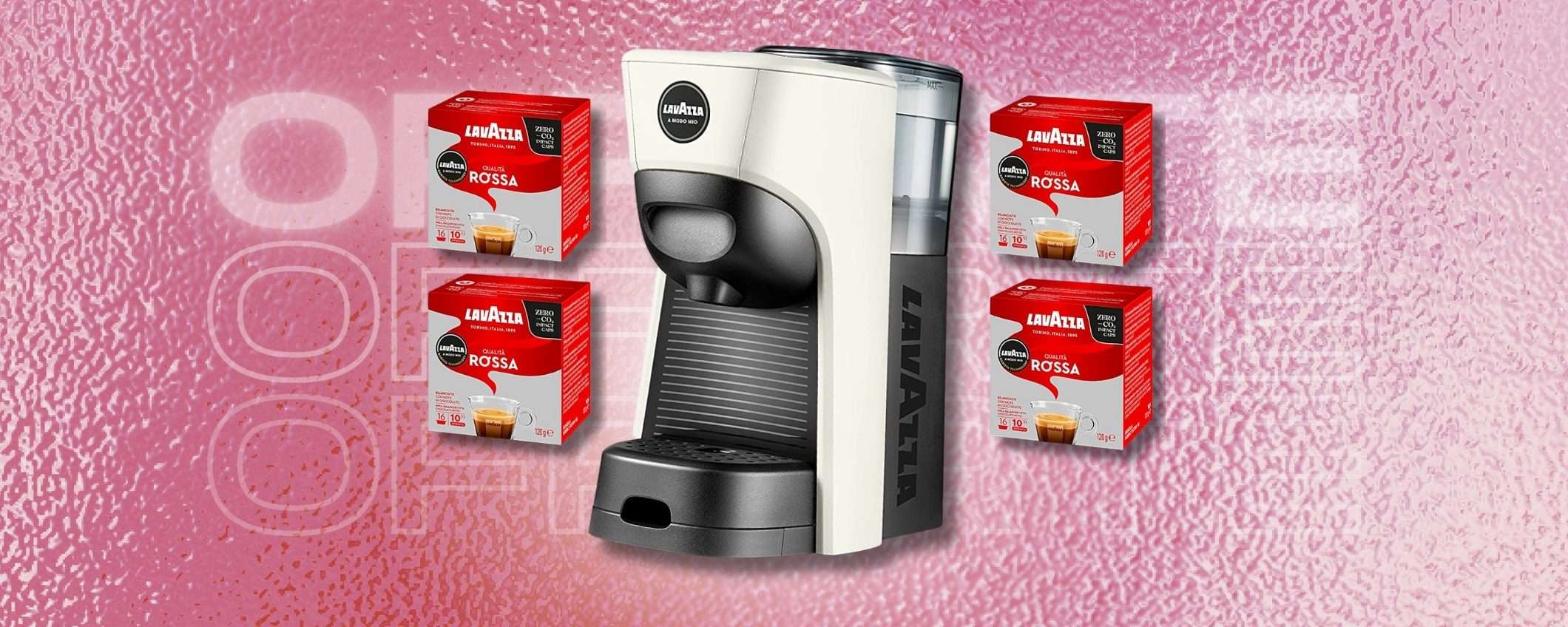 Lavazza Tiny Eco: l'espresso Perfetto + 64 Capsule a prezzo BOMBA