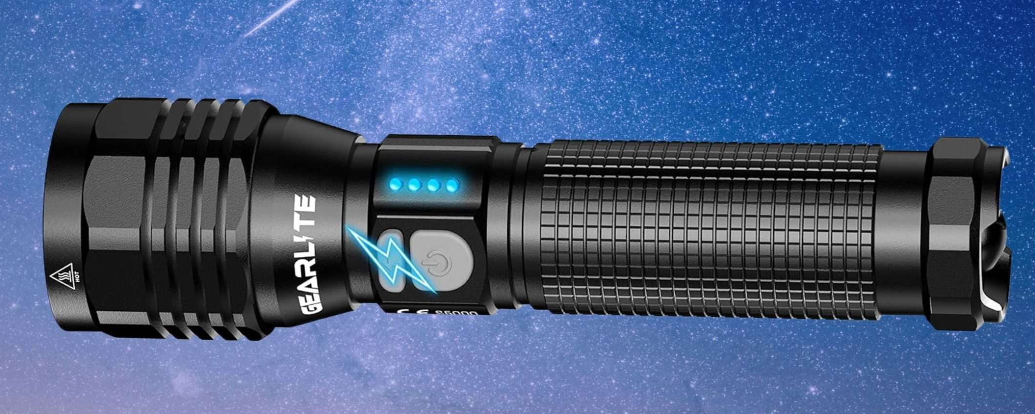 Torcia 10000 lumen IMPRESSIONANTE a prezzo SHOCK su Amazon (17€)