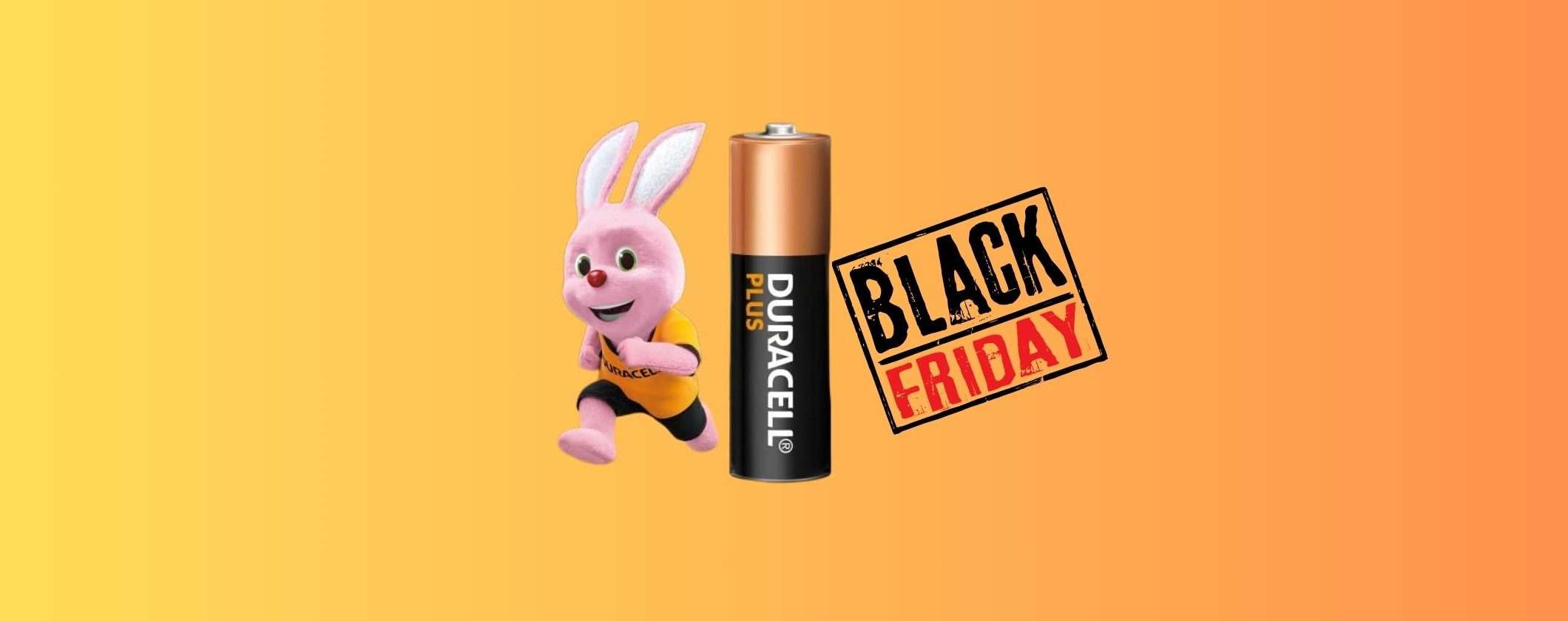 18 Batterie Duracell Plus AA a soli 11€ al Black Friday Amazon