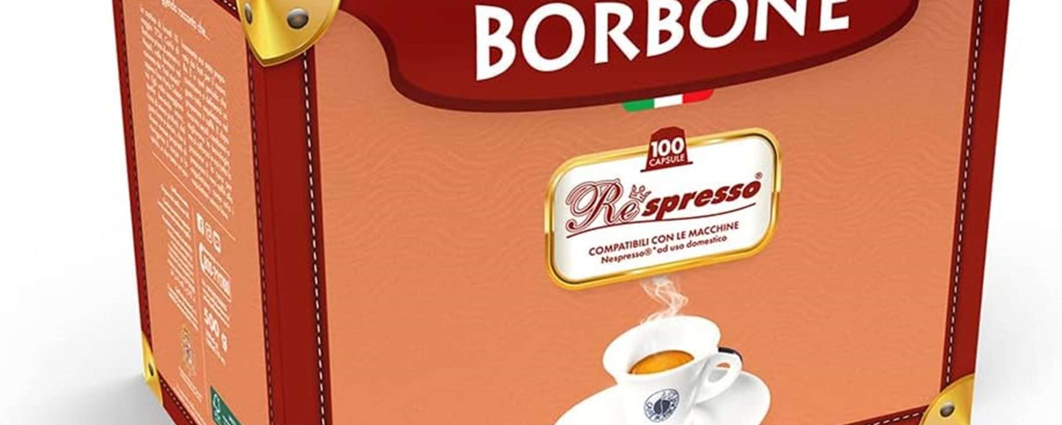 100 cialde caffè Borbone miscela Rossa per Nespresso a soli 15€ su Amazon!