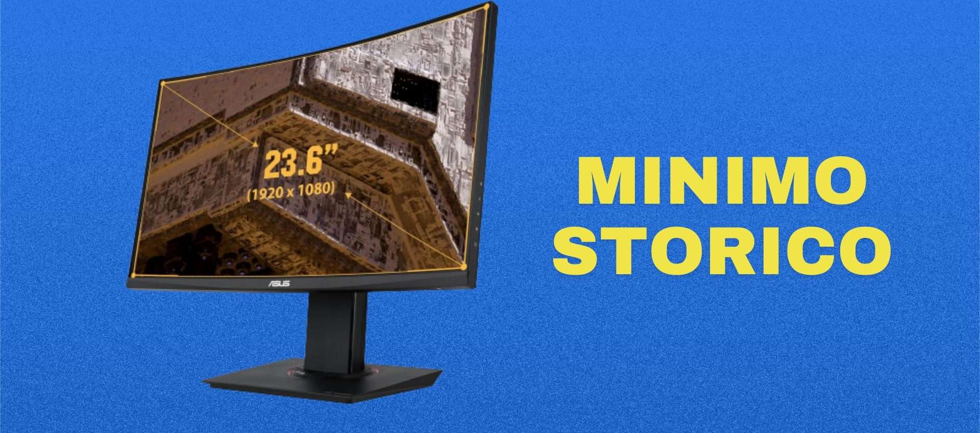 Monitor ASUS TUF Gaming (1080p/165Hz) al MINIMO STORICO su Amazon