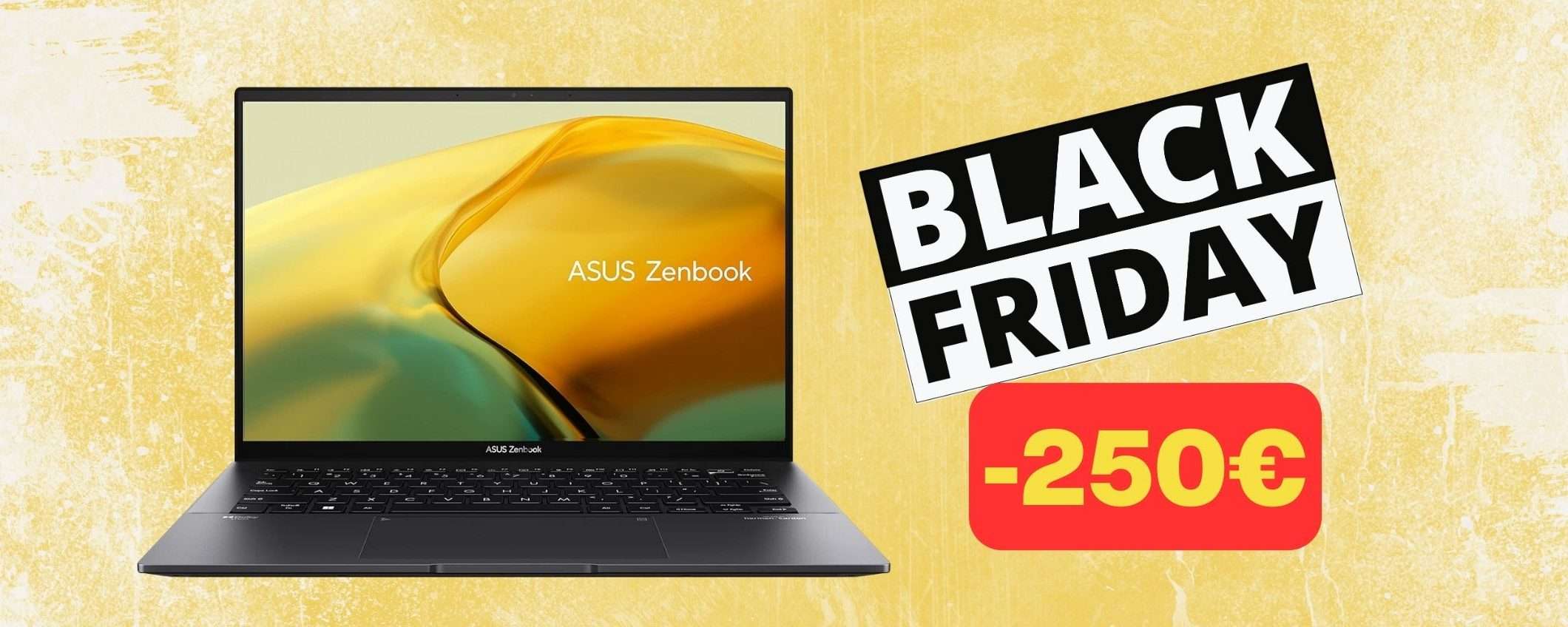 ASUS Zenbook 14 in offerta al MINIMO STORICO per il Black Friday (-250€)