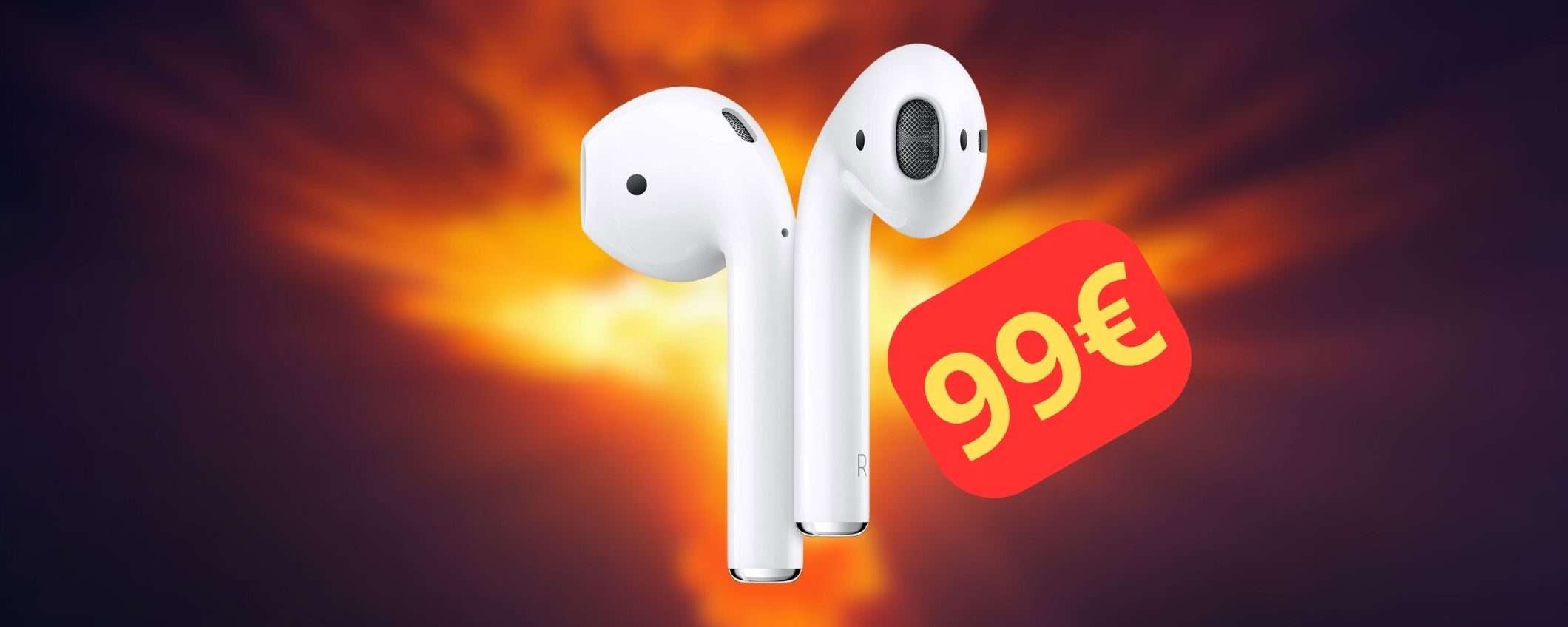 BOMBA AMAZON: AirPods 2 in offerta a 99,99 euro!