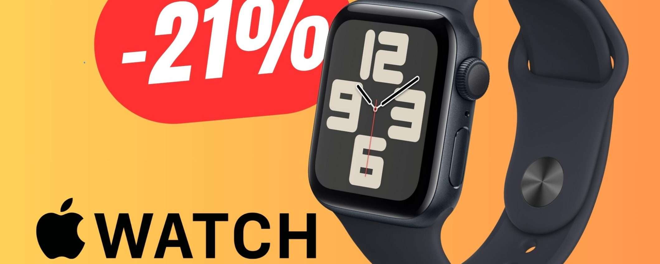 L'Apple Watch SE di 2ª generazione è scontato del -21%!