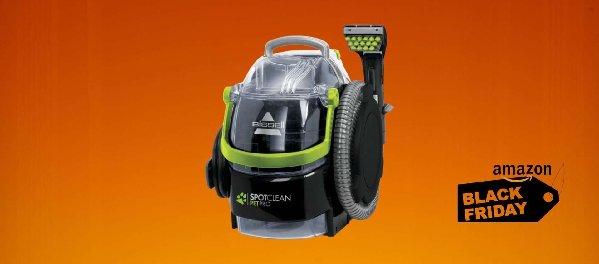 Bissell SpotClean Pet Pro in offerta su Amazon: addio sporco, quest'aspirapolvere pulisce TUTTO