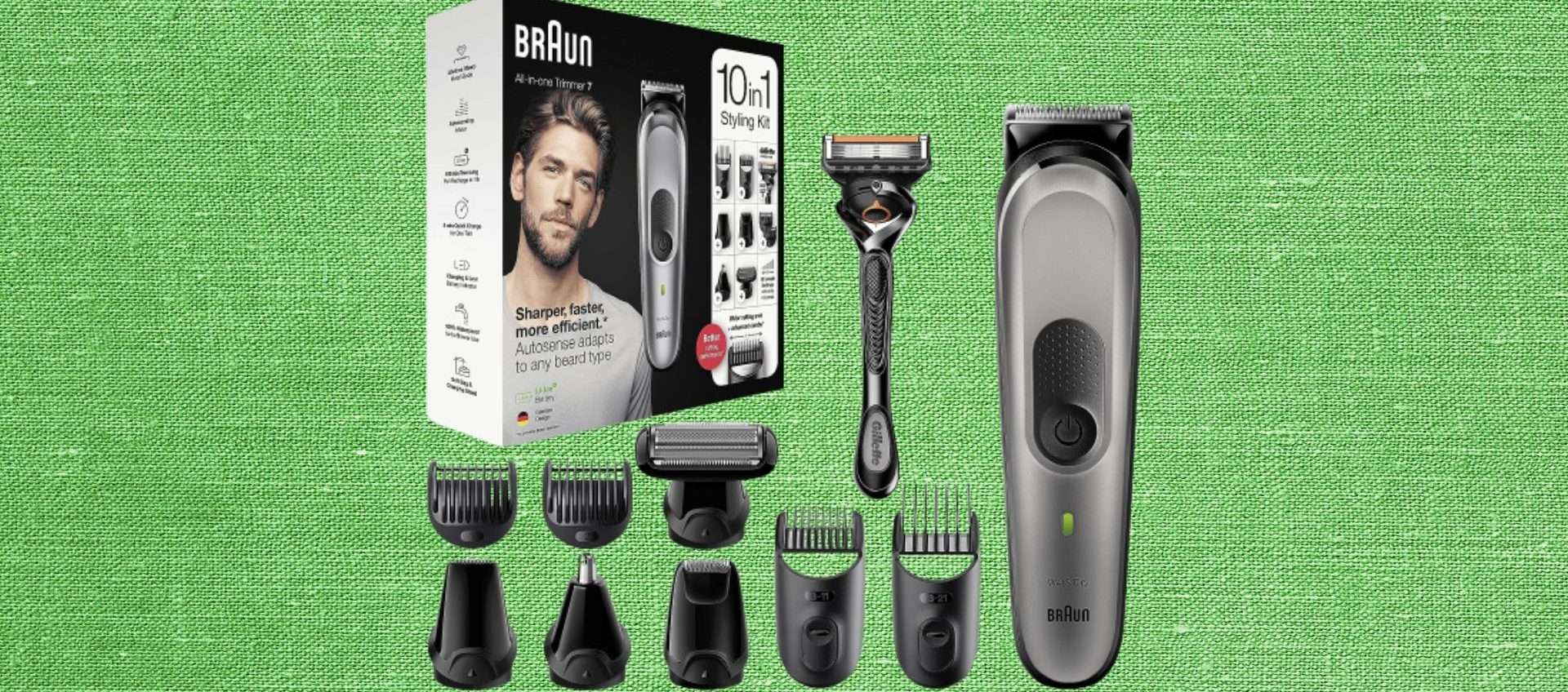 Kit regolabarba (10 in 1) della Braun in offerta su Amazon: risparmi il 25%