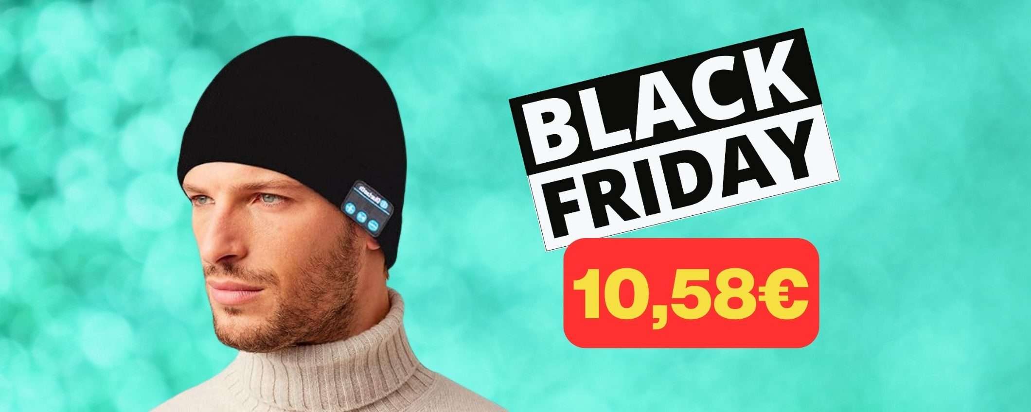 Cappellino bluetooth con cuffie integrate: CHICCA da Black Friday