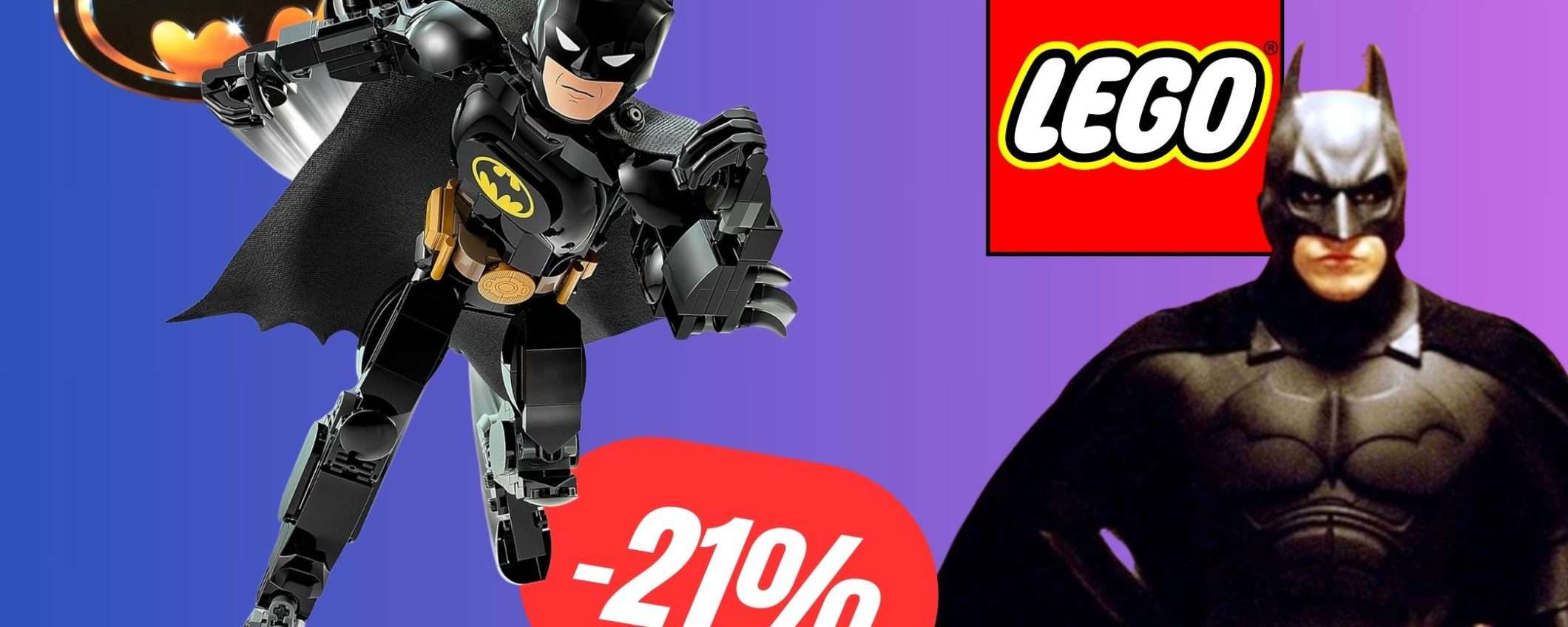 Costruisci il tuo Batman LEGO risparmiando il 21% grazie allo SCONTO Amazon!