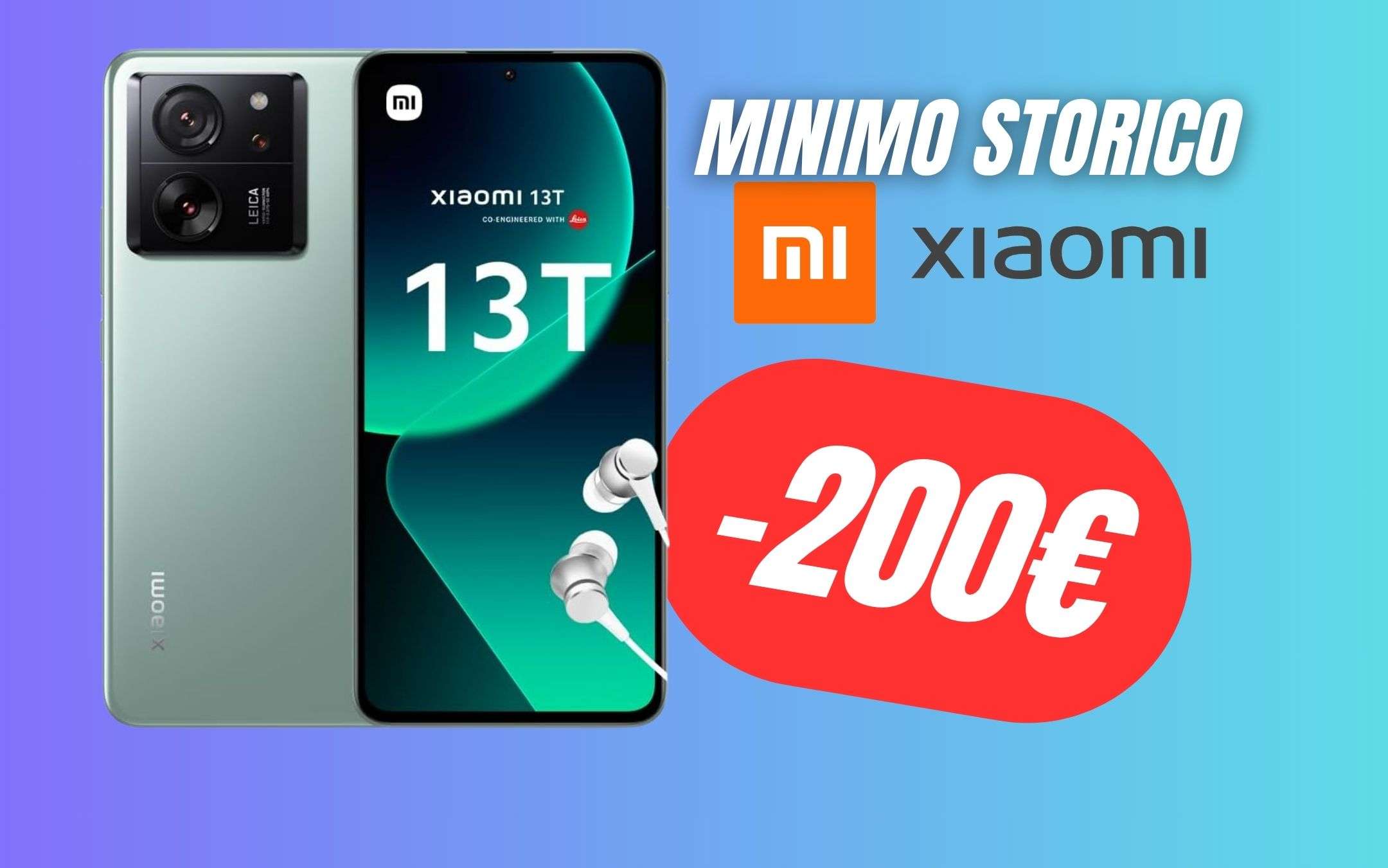 Smartphone Xiaomi 13T da 8+256 GB in sconto al prezzo minimo