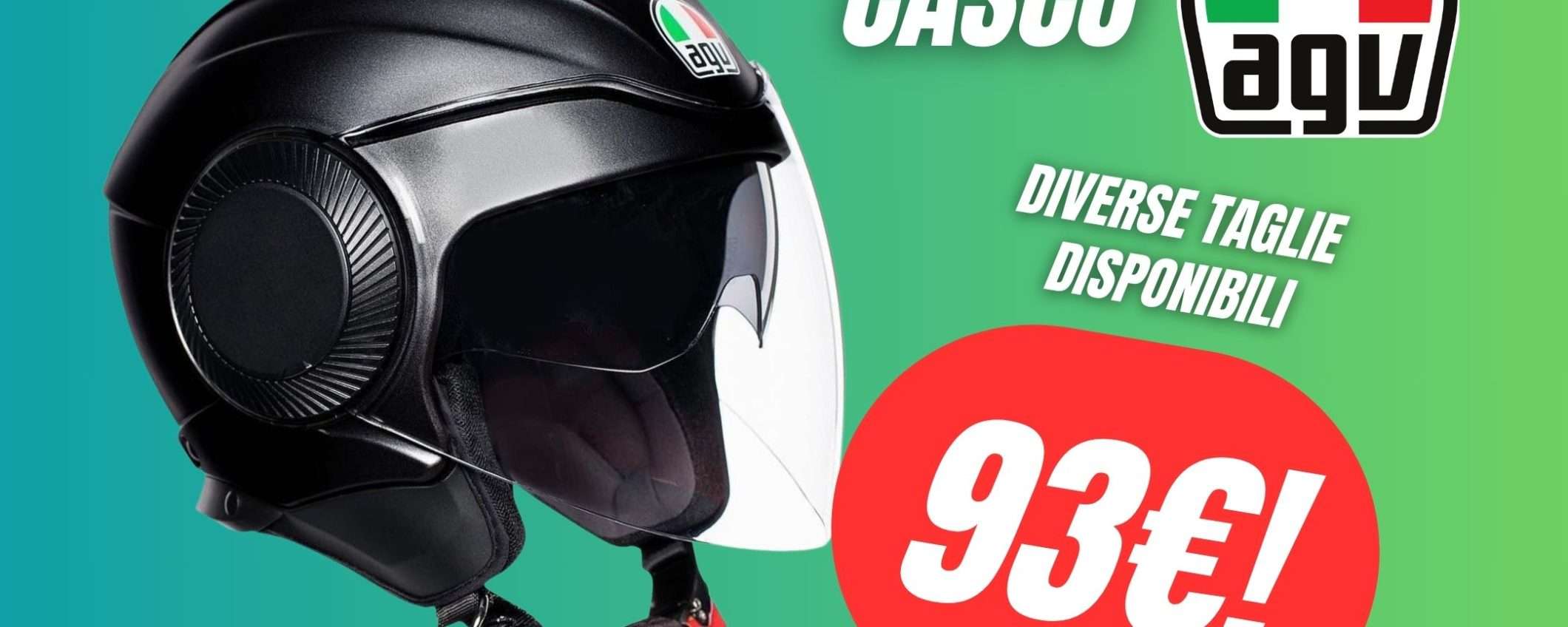 Il Casco per Moto AGV made in Italy è scontato di 71€ grazie al COUPON eBay!