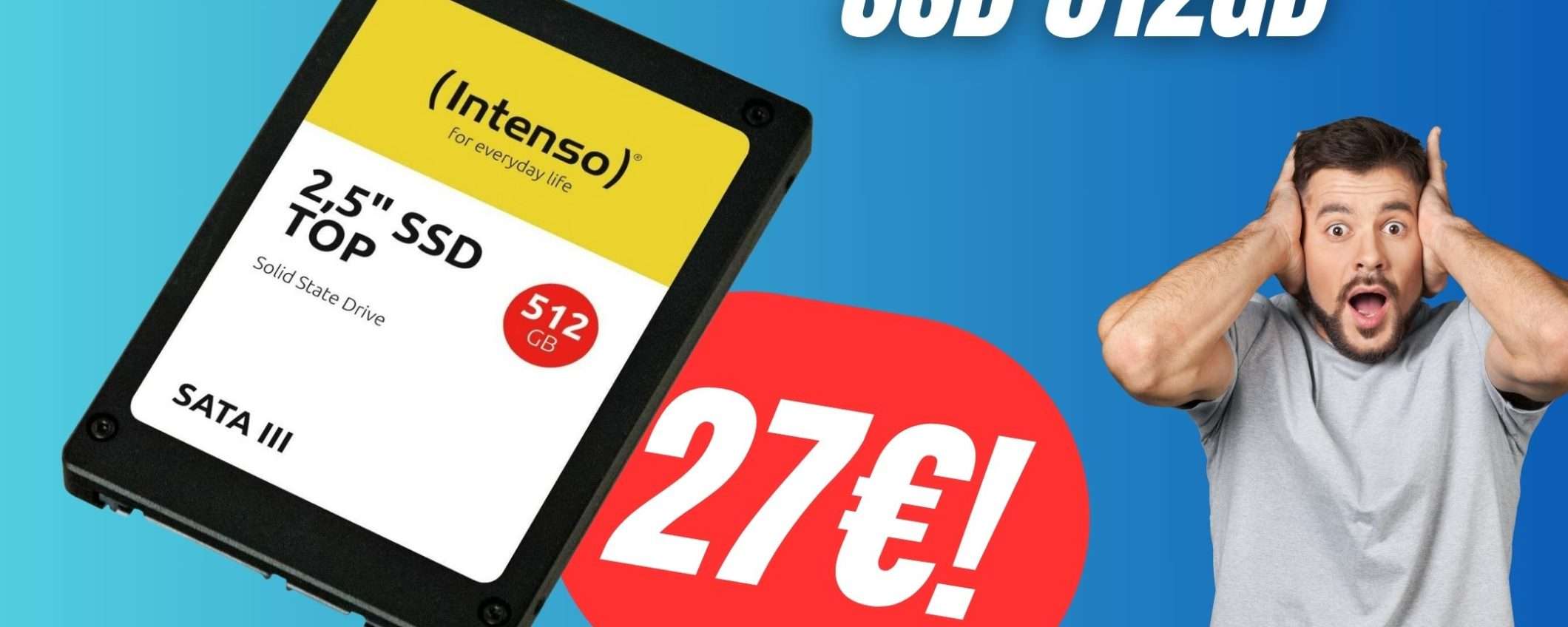 SSD da 512GB a soli 27€?! Sì, grazie al COUPON eBay!