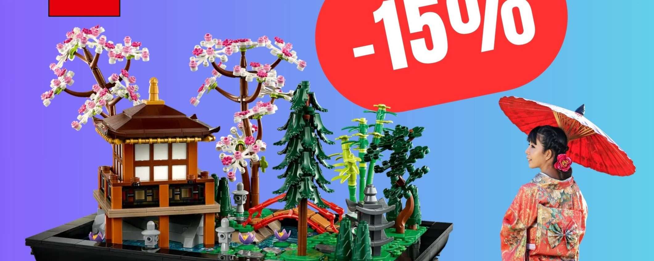 Questo Giardino Giapponese LEGO è scontato grazie al COUPON eBay!