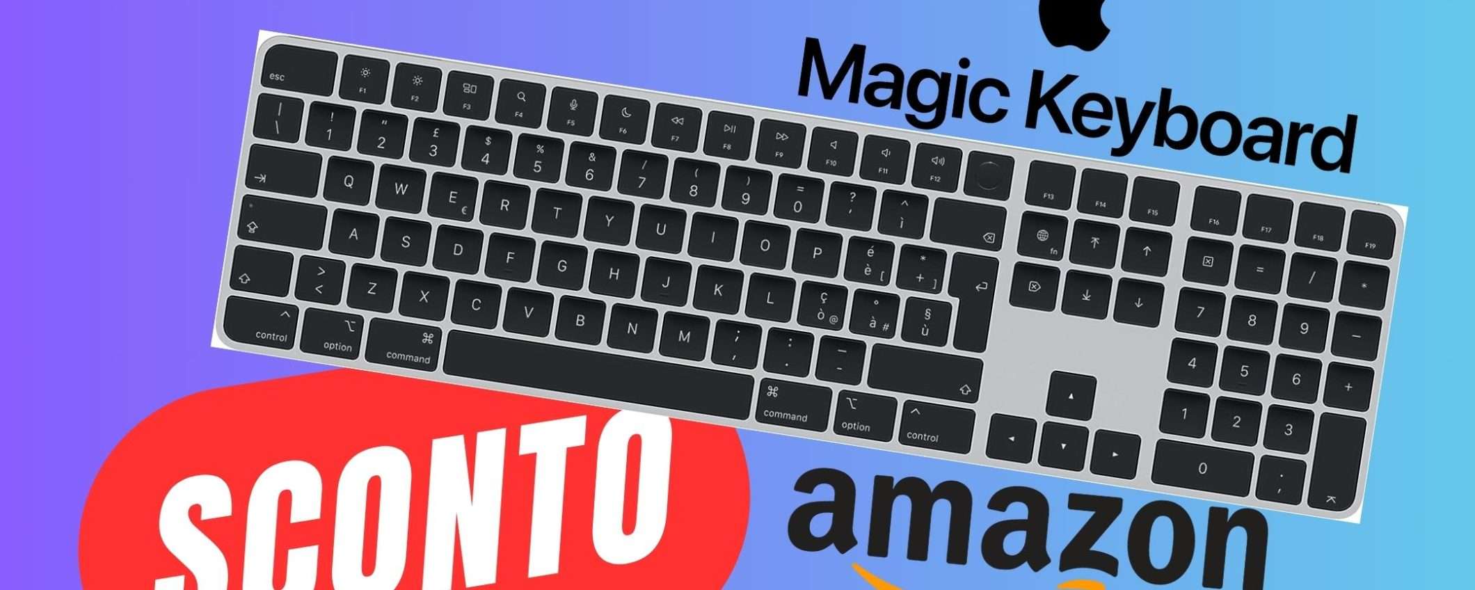 Il prezzo di Apple Magic Keyboard con Touch ID crolla a picco su Amazon!