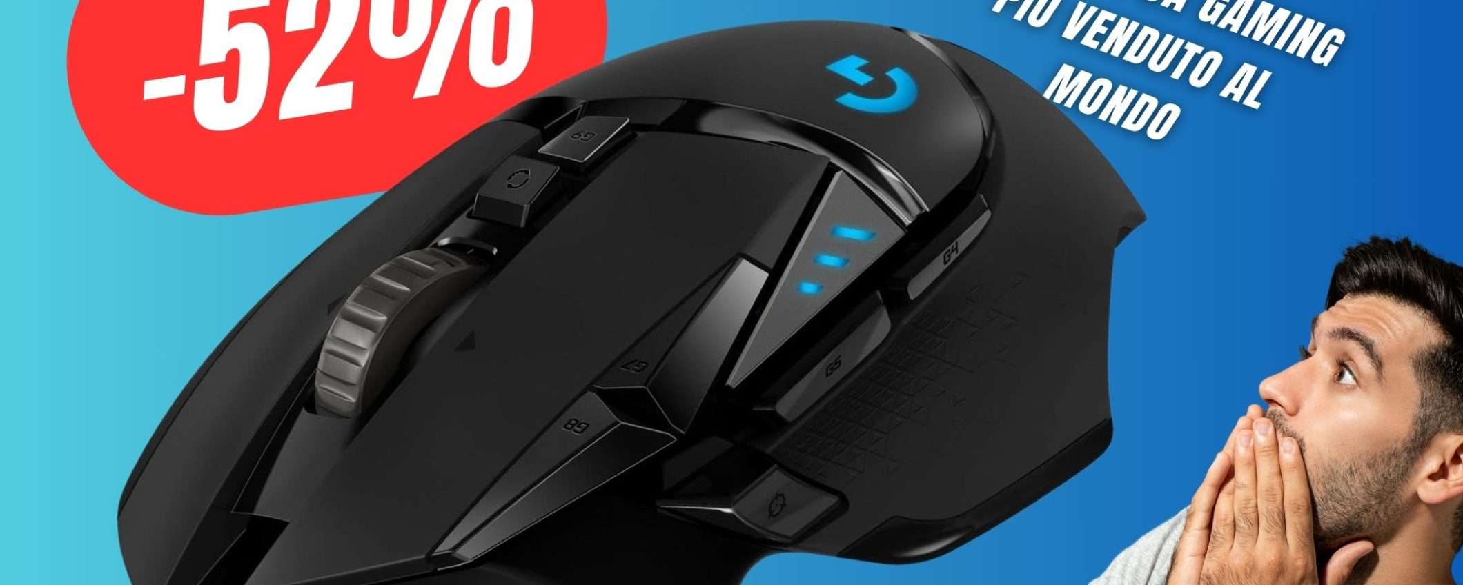 Uno dei Mouse più amati CROLLA di prezzo: Logitech G G502 HERO al 52% in meno!