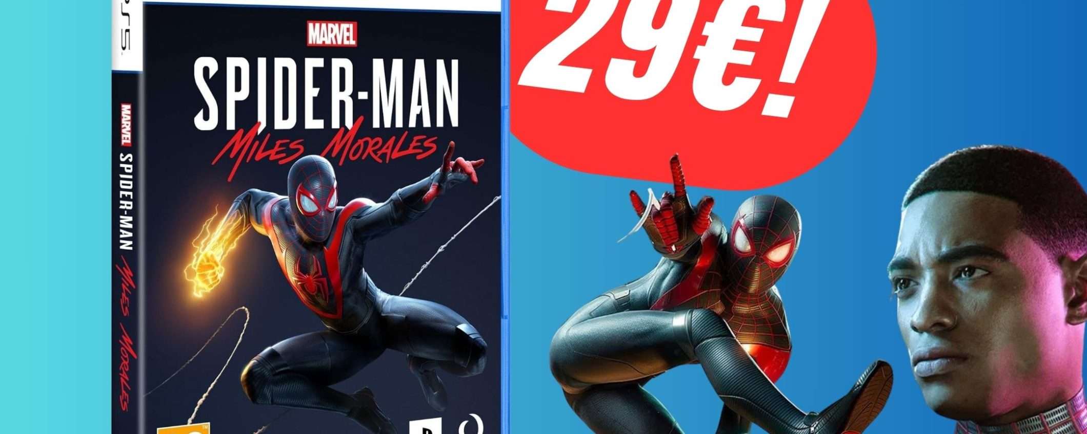 Spider-Man Miles Morales per PlayStation 5 CROLLA a soli 29€!