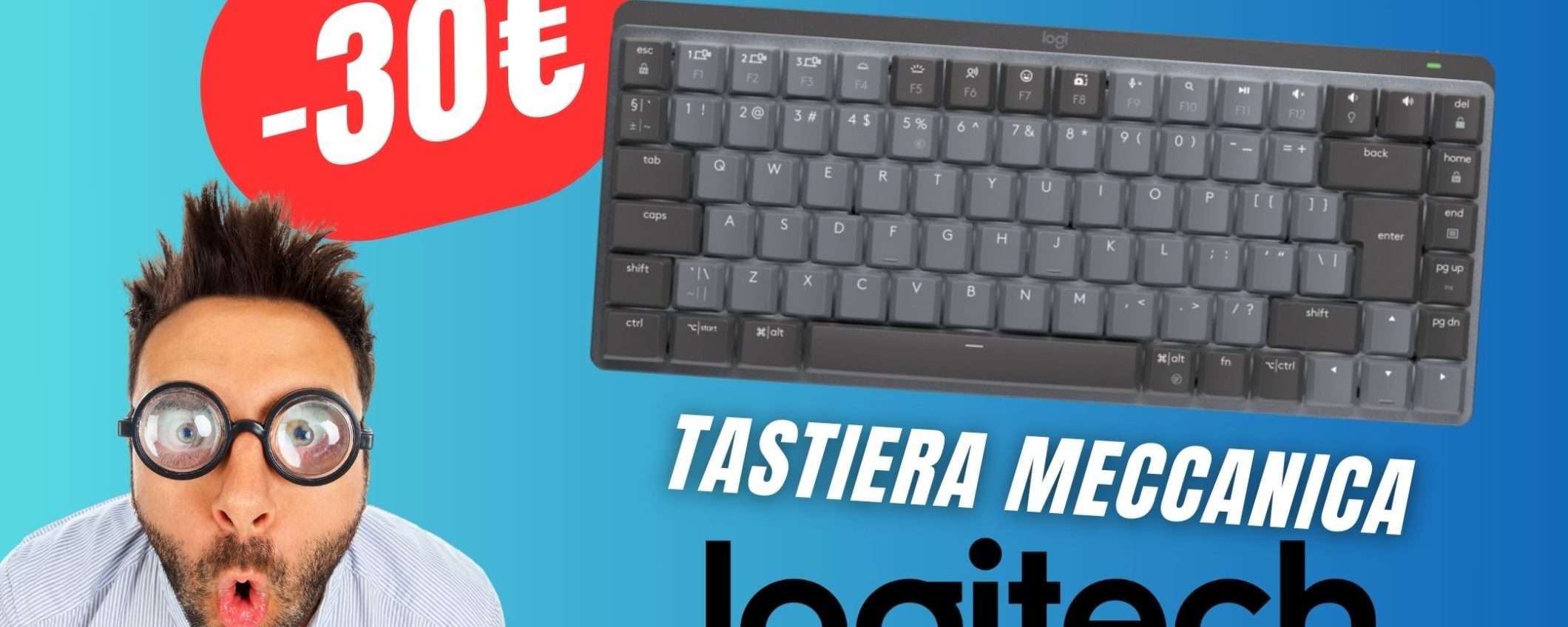 La Tastiera Logitech perfetta per la produttività CROLLA di ben 30€!