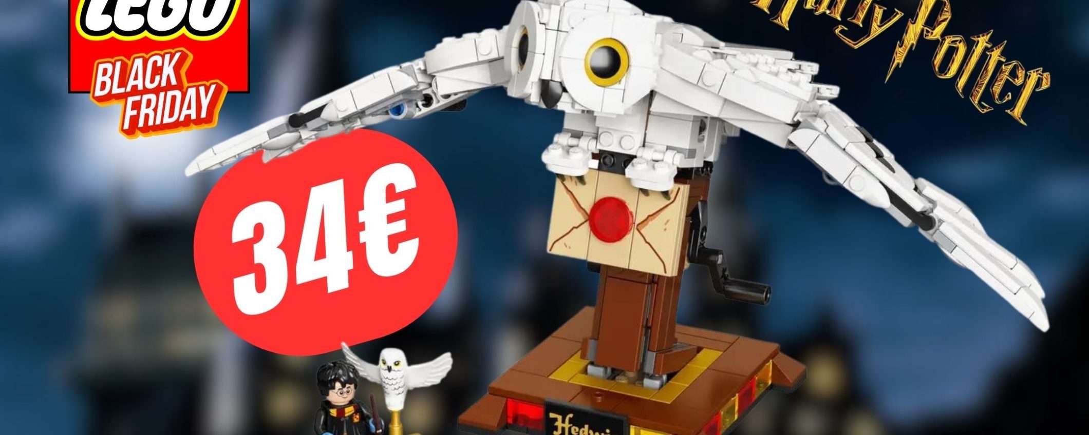 Ricevi la tua lettera per Hogwarts grazie a questo set LEGO scontato per il Black Friday