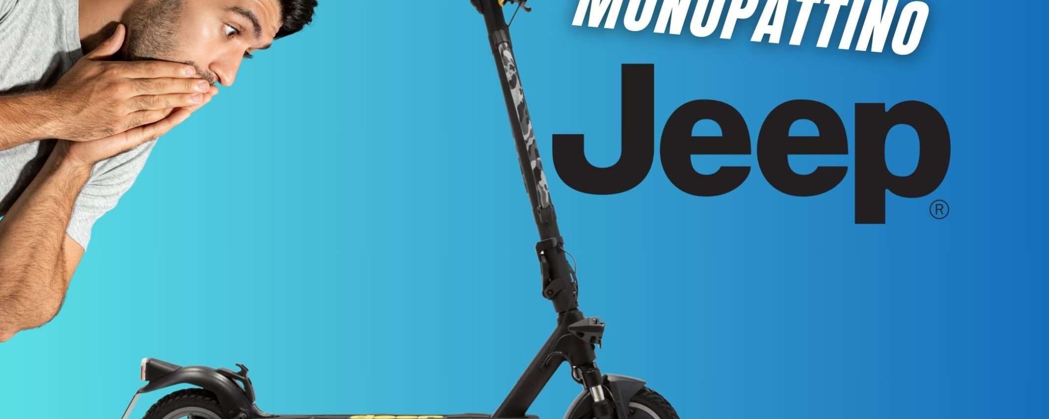 Il Monopattino Elettrico Jeep CROLLA di prezzo su Amazon!